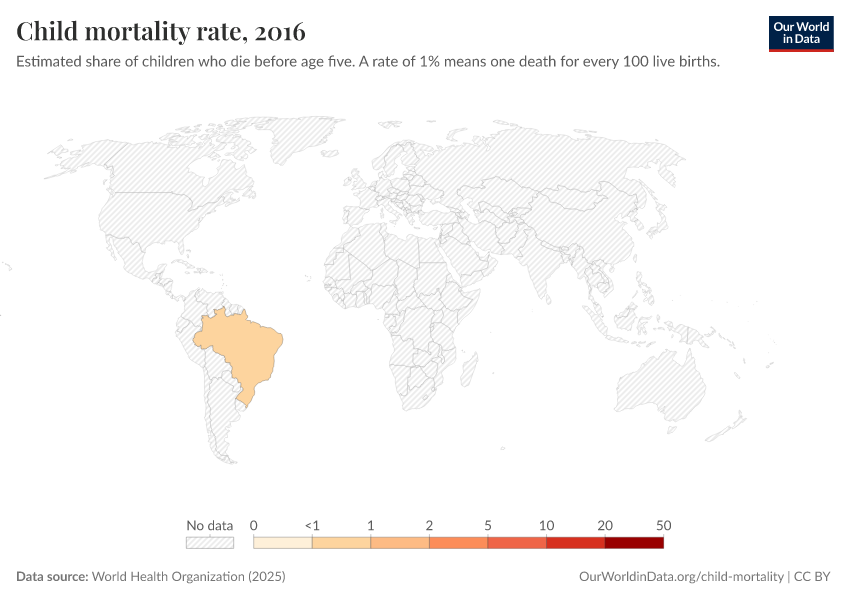 A thumbnail of the "Child mortality rate" chart