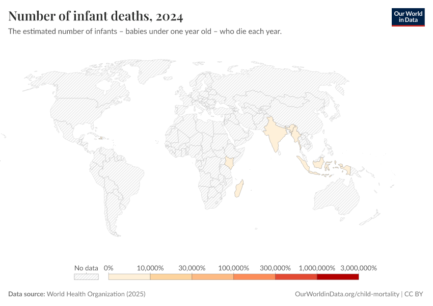 A thumbnail of the "Number of infant deaths" chart
