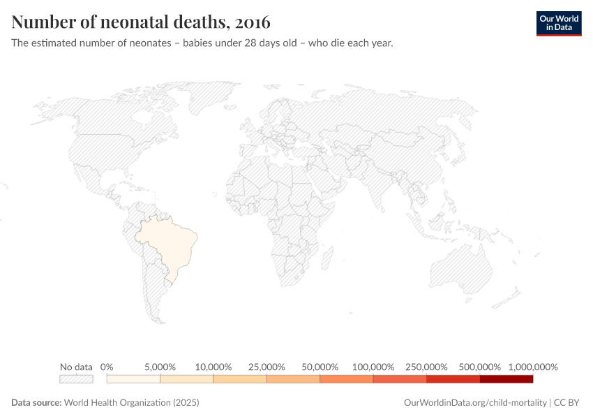 A thumbnail of the "Number of neonatal deaths" chart